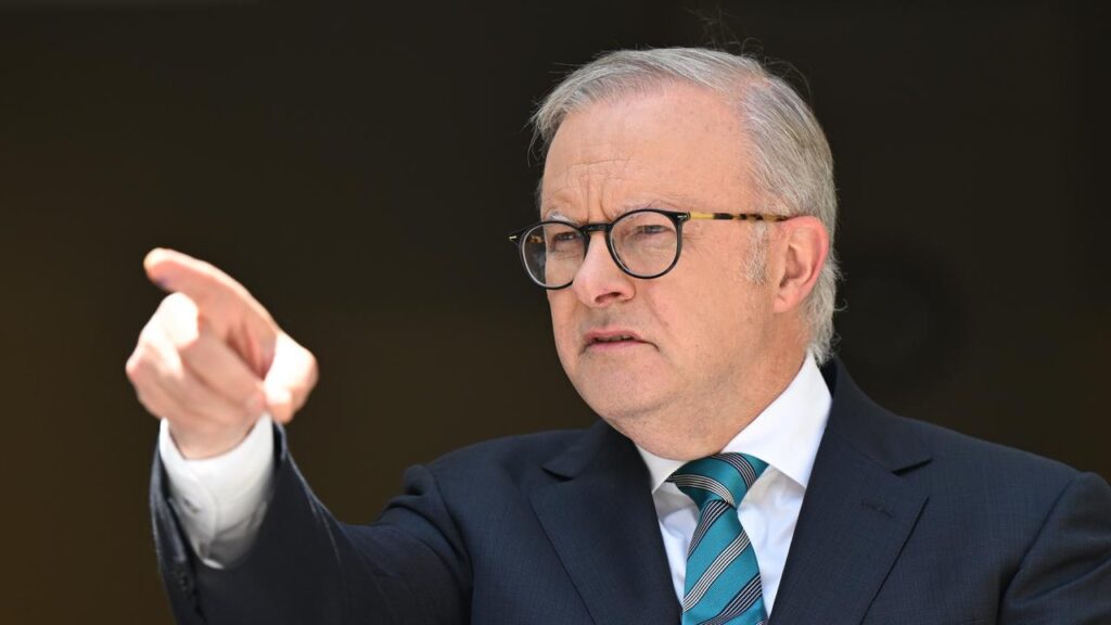 The new laws will target people trying to radicalise young Australians, Anthony Albanese says.
