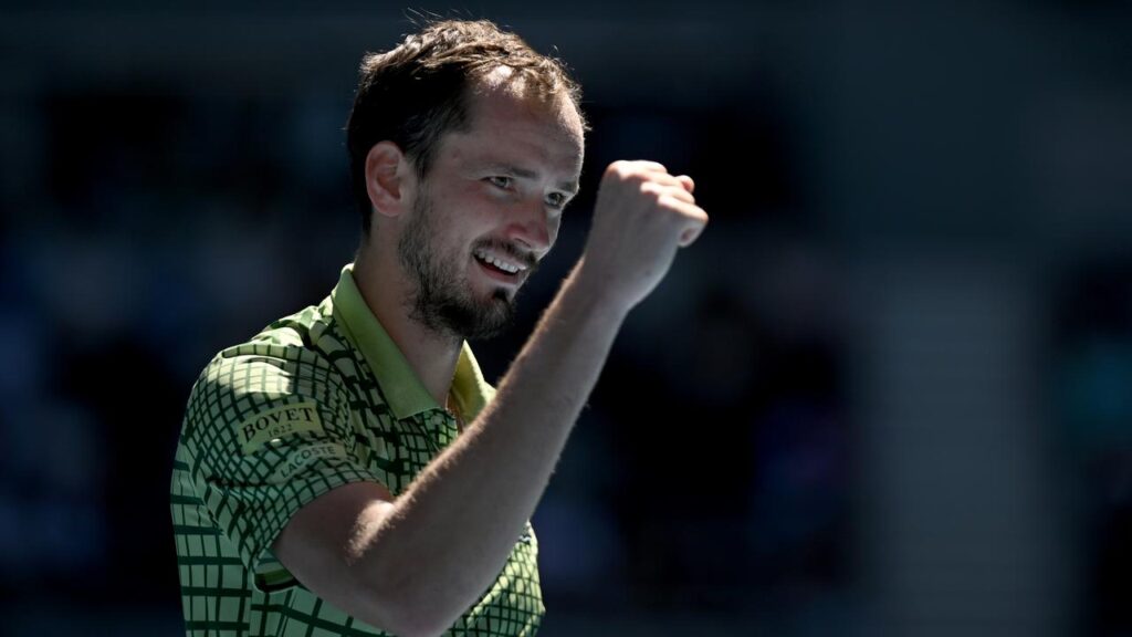 Three-time Australian Open finalist Daniil Medvedev is back playing tennis with a smile on his face.
