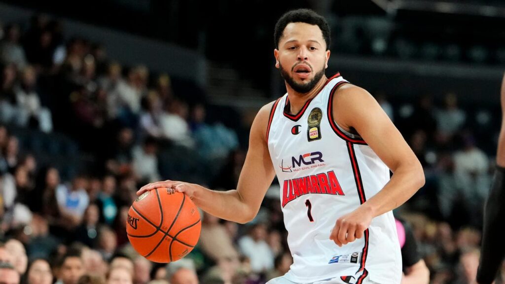 Hawks guard Tyler Harvey has been on of their best all season, and was again against Brisbane.
