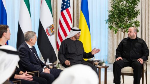Air attack knocks out power for a million Ukrainians UAE president meets US, Russian