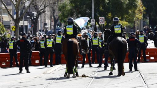 'Unlawful' police powers ruling a win for protesters WOMEN WILL SPEAK RALLY MELBOURNE