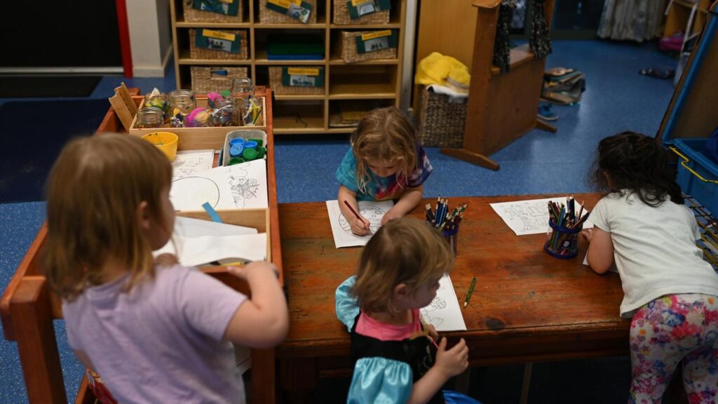 Eligible families can now access three days of subsidised child care each week.
