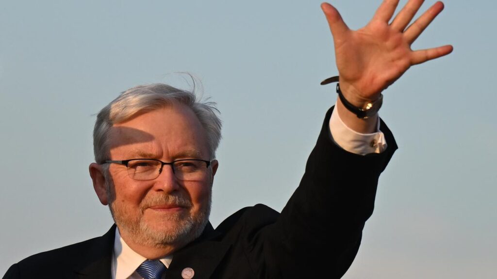 Australia’s Ambassador to the US Kevin Rudd will finish up a year early. 
