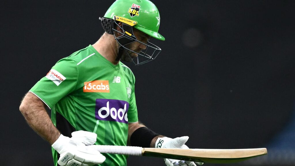 Glenn Maxwell has been struggling badly with the bat for the Melbourne Stars in the BBL.
