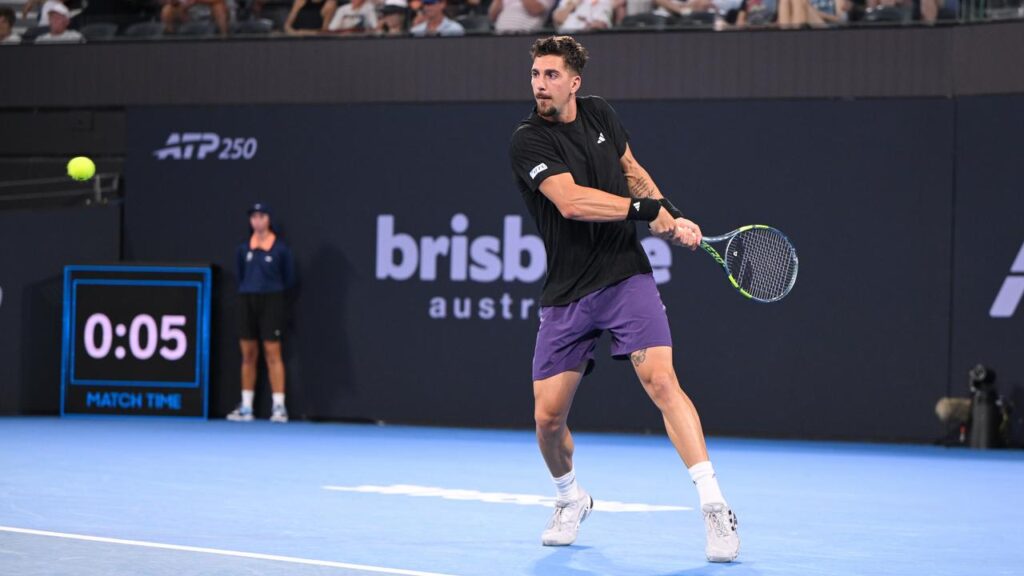 Thanasi Kokkinakis had a welcome doubles success with Nick Kyrgios at the Brisbane International.

