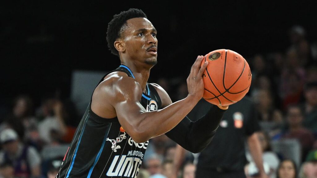 Tyson Walker led Melbourne United in scoring in the win over the Brisbane Bullets.
