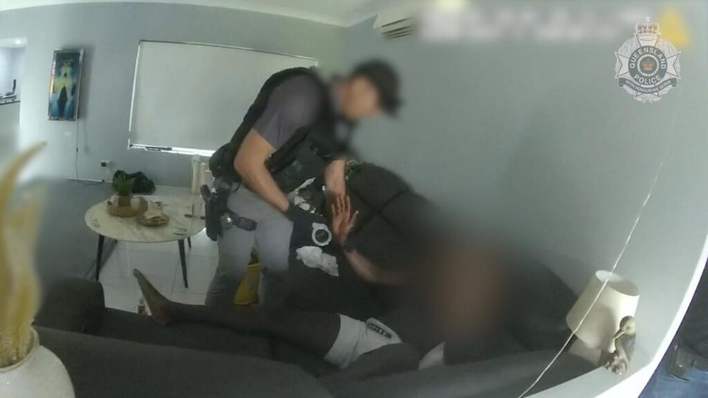 Police arrested two men during a series of raids and charged them multiple offences.
