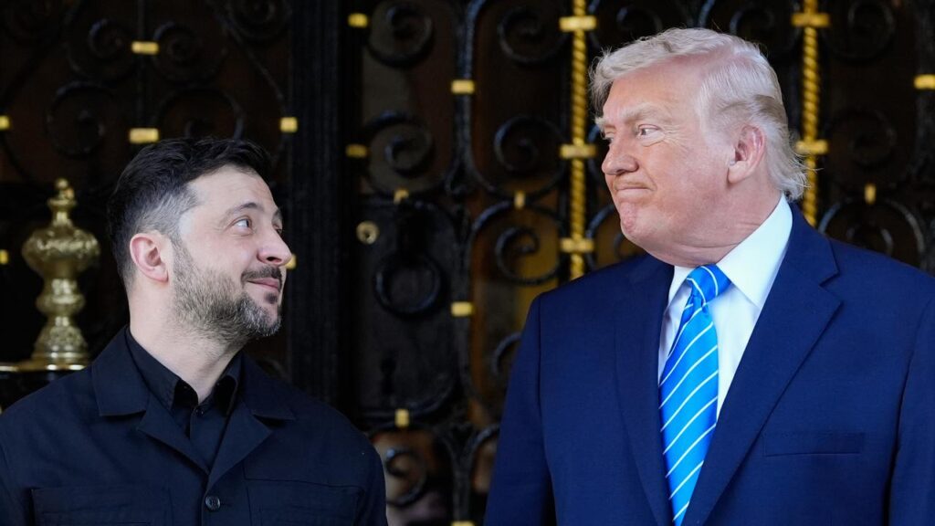 Presidents Donald Trump and Volodymyr Zelenskiy will meet to discuss the latest ceasefire plans.
