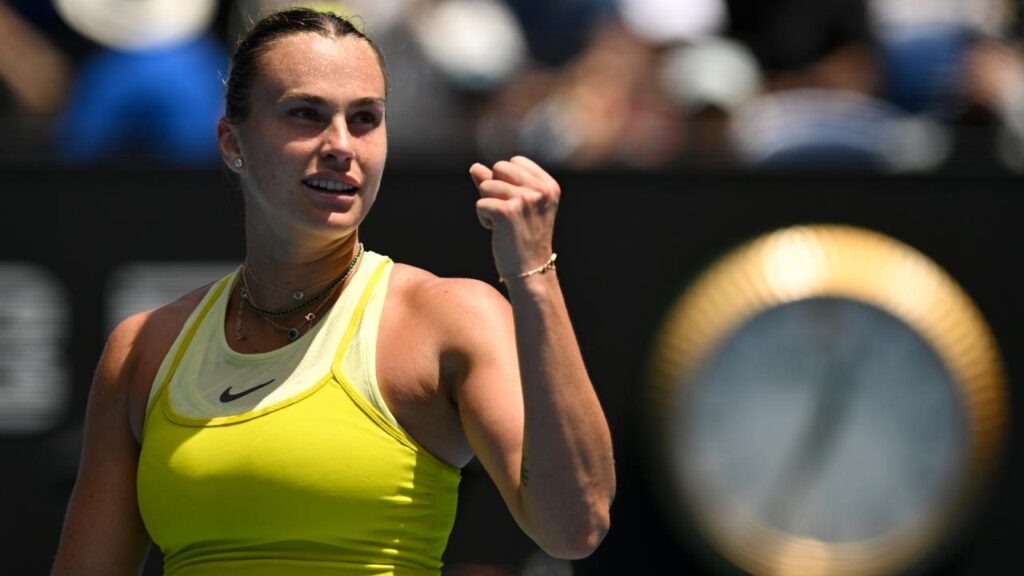 Aryna Sabalenka’s performance in the “Battle of the Sexes” match drew praise from Mirra Andreeva.
