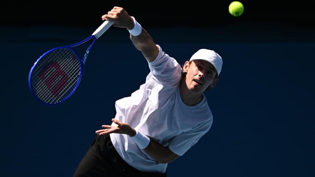 Alex de Minaur has been given a tough path to glory in the Australian Open draw.

