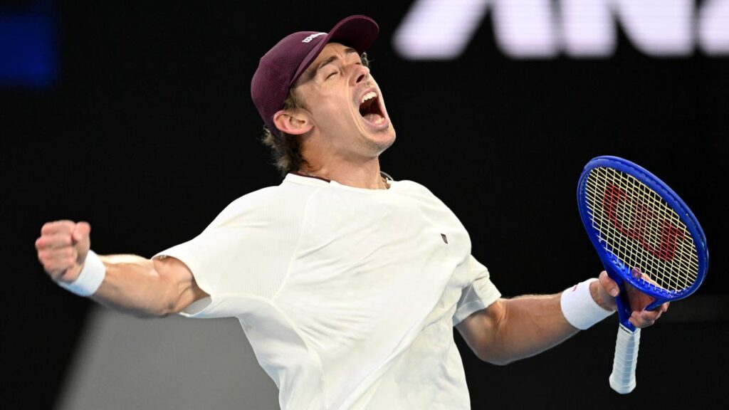 Alex de Minaur says he has the big game to match his big heart and go deep at Melbourne Park.
