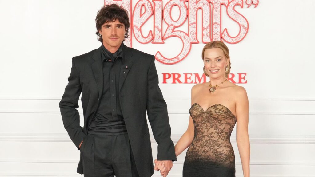 Margot Robbie and Jacob Elordi star in Wuthering Heights, a romantic drama inspired by the novel.
