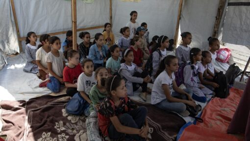 School materials enter Gaza after two year block Palestinian students in Gaza