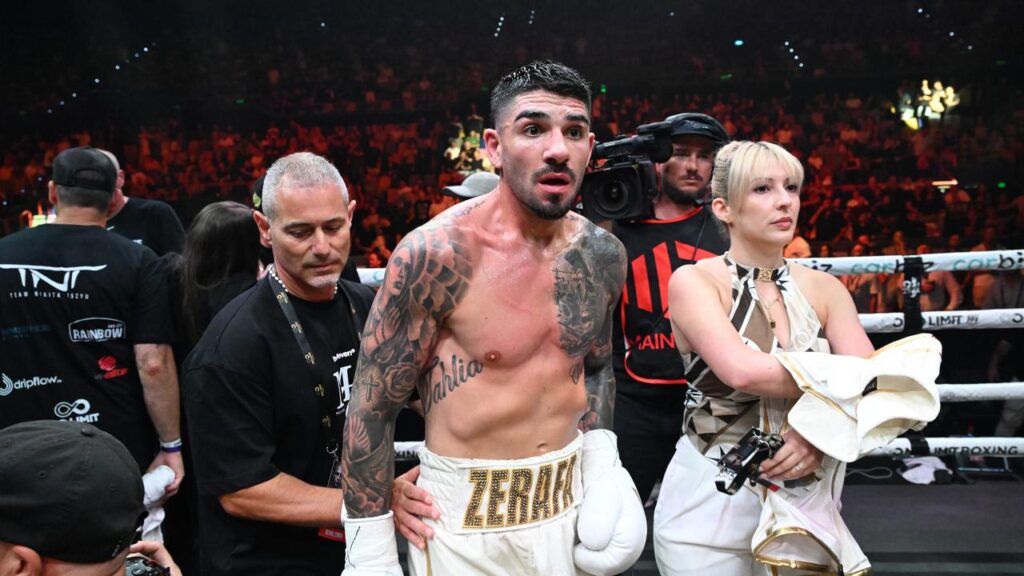 Michael Zerafa found himself under fire after the farcical ‘no contest’ ending to his grudge fight.
