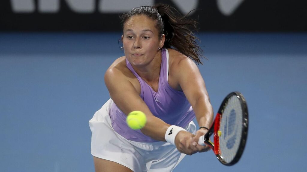 Daria Kasatkina has suffered an early defeat at the Adelaide International.
