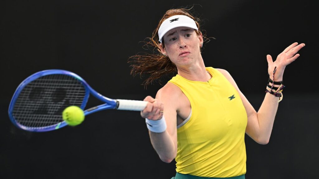 Maya Joint’s summer of tennis has started with a bout of illness.
