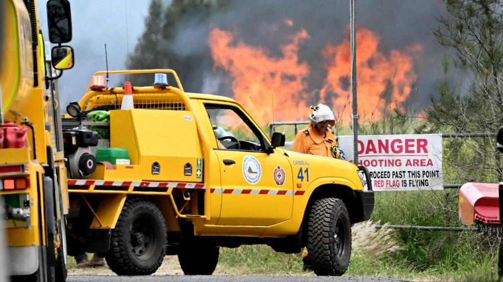 A large blaze sparked by the plane crash took hours for firefighters to bring under control.
