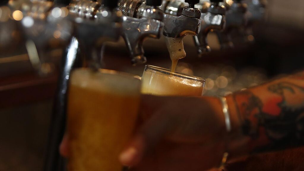 The patron was nearly seven times the legal limit after being being served 16 drinks in five hours.
