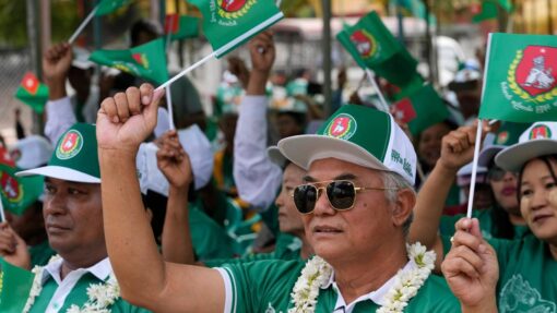 Myanmar's military-backed party leads election Myanmar Election