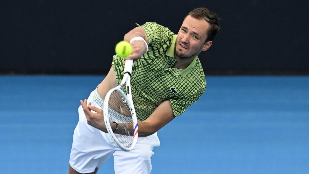 Daniil Medvedev’s lethal serve proved too strong for Frances Tiafoe to handle.
