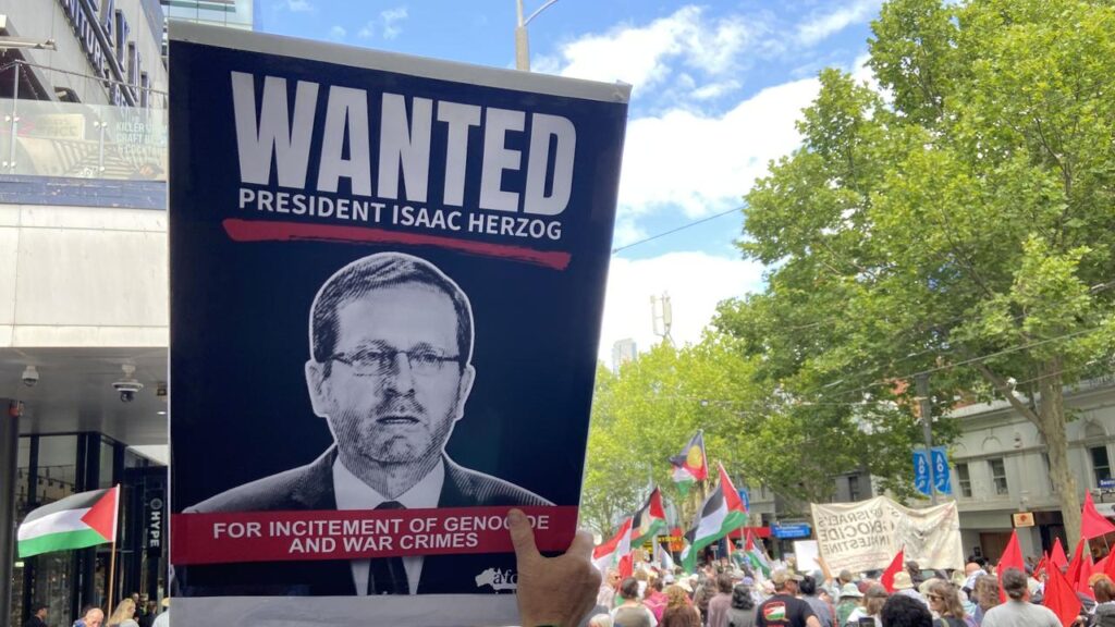 A Newtown teenager has been arrested after making threats towards Israeli President Isaac Herzog.
