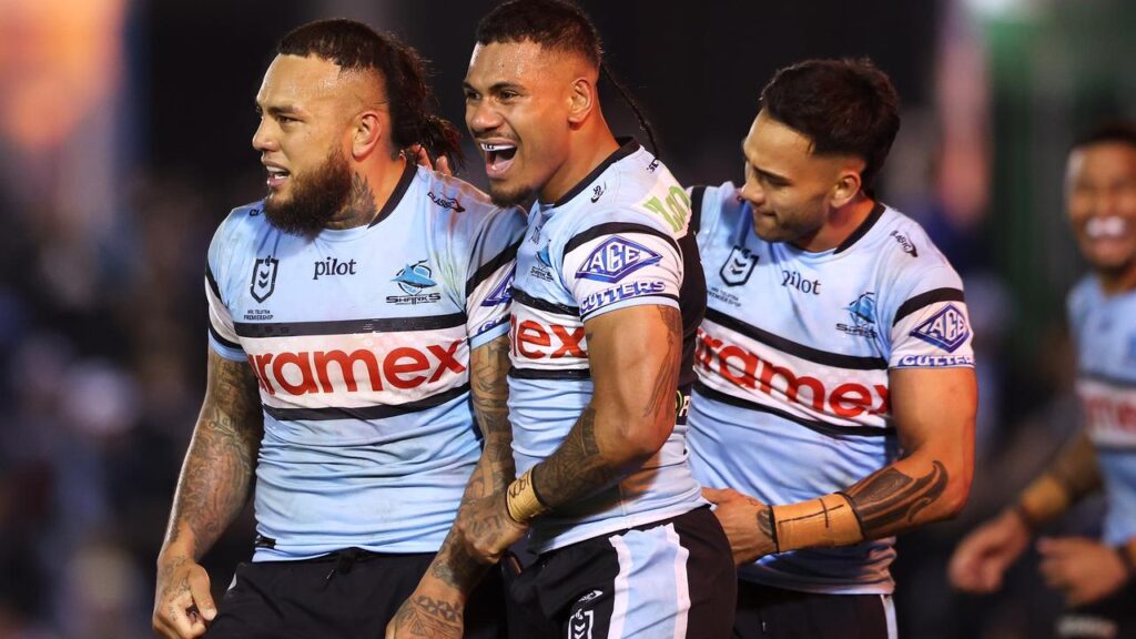 Addin Fonua-Blake (l) and Briton Nikora (r) are now eligible for Origin and both can’t be happier.
