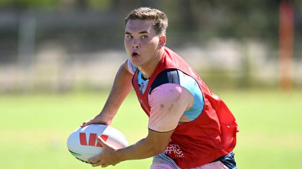 Halfback Zane Harrison, 19, has blown away Titans coach Josh Hannay with his skills and verve.
