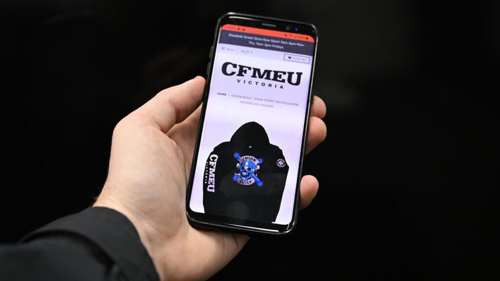 An explosive report on the Victorian branch of the CFMEU was tendered at a Queensland inquiry.
