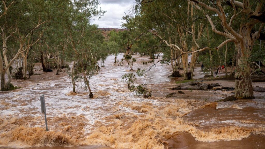 Residents around Alice Springs have been warned to prepare for potentially record rainfall.
