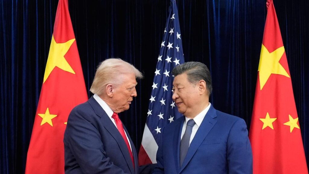 Chinese state media reports say US ​President Donald Trump has spoken with President Xi Jinping.
