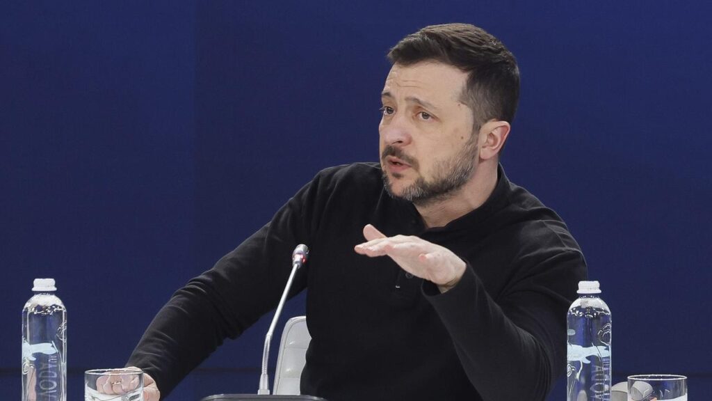 Ukrainian President Volodymyr Zelenskiy says March peace talks with Russia could resolve key issues.
