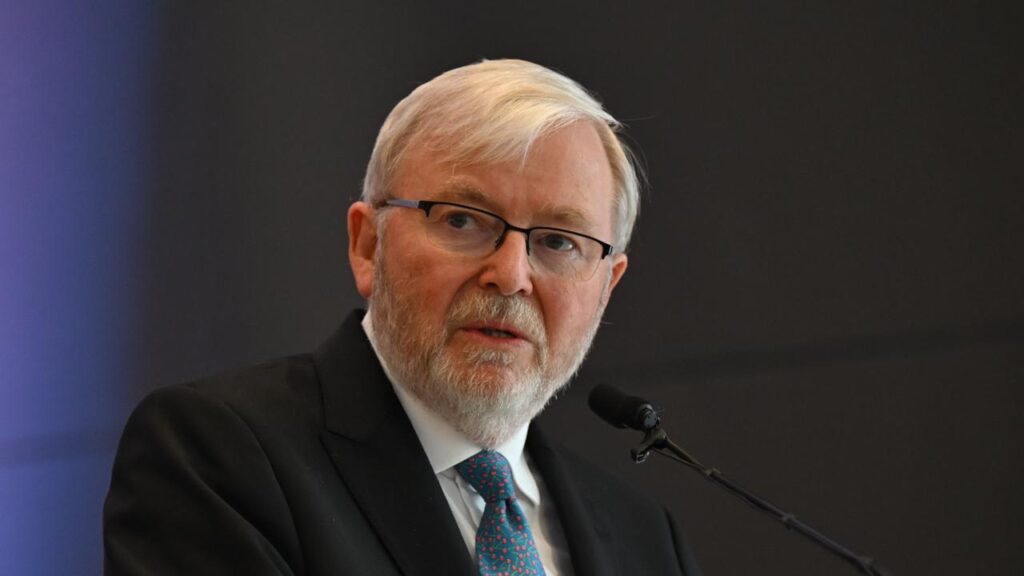Kevin Rudd said he never replied to an email from a man accused of working with Chinese spies.
