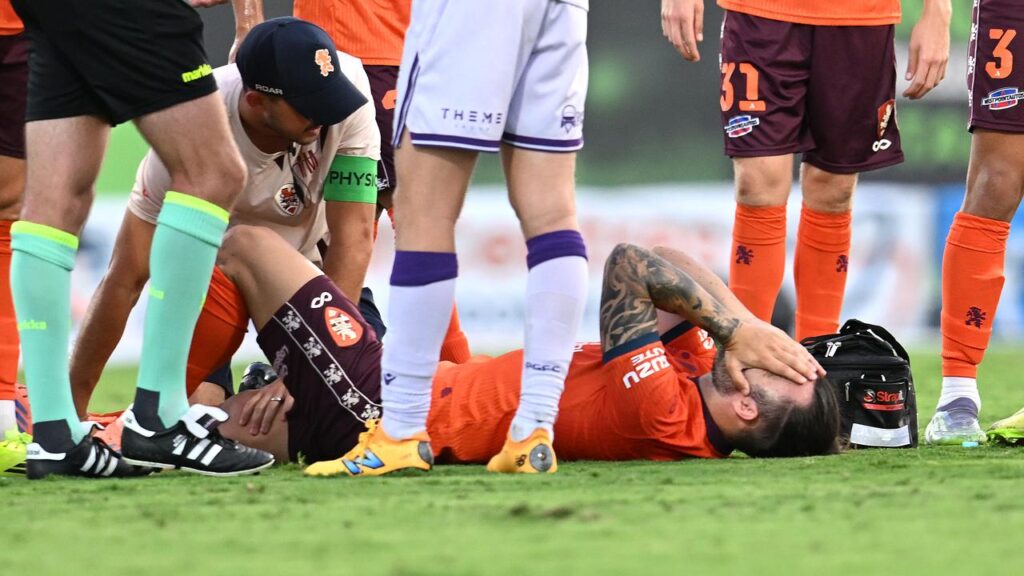 Inury to Nick D’Agostino was a part of Brisbane’s tough evening against Perth.
