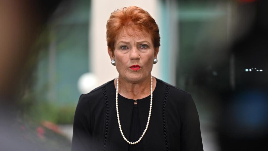 “I’m sorry, how can you tell me there are good Muslims?” One Nation leader Pauline Hanson says.
