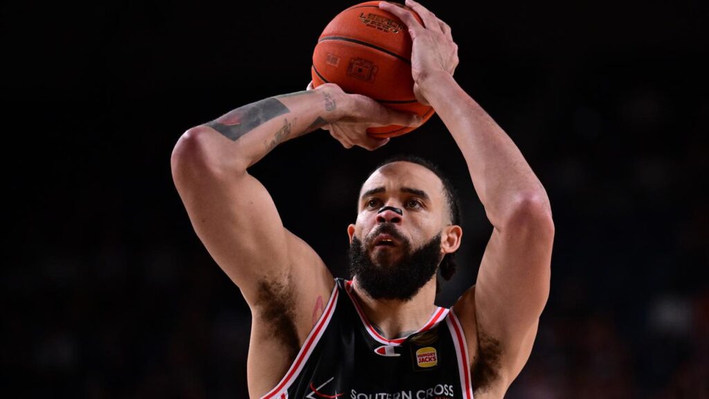 JaVale McGee was commanding for the Hawks in their 100-91 win over Melbourne United.
