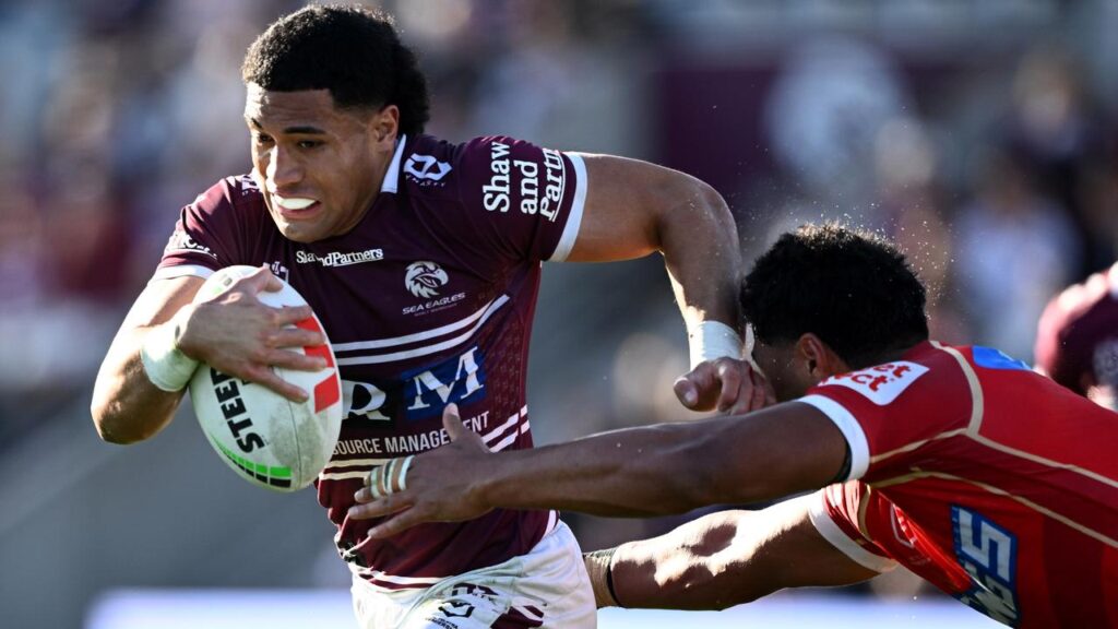 Tolu Koula has signed a five-year deal to stay at Manly until the end of 2031.
