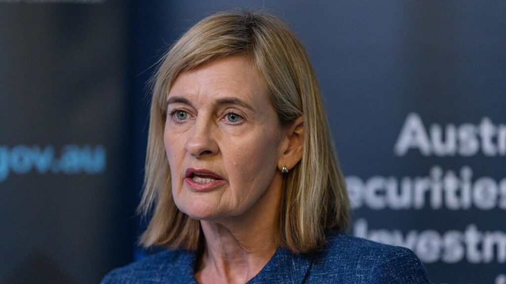 Sarah Court will take over as head of the Australian Securities and Investments Commission (ASIC).
