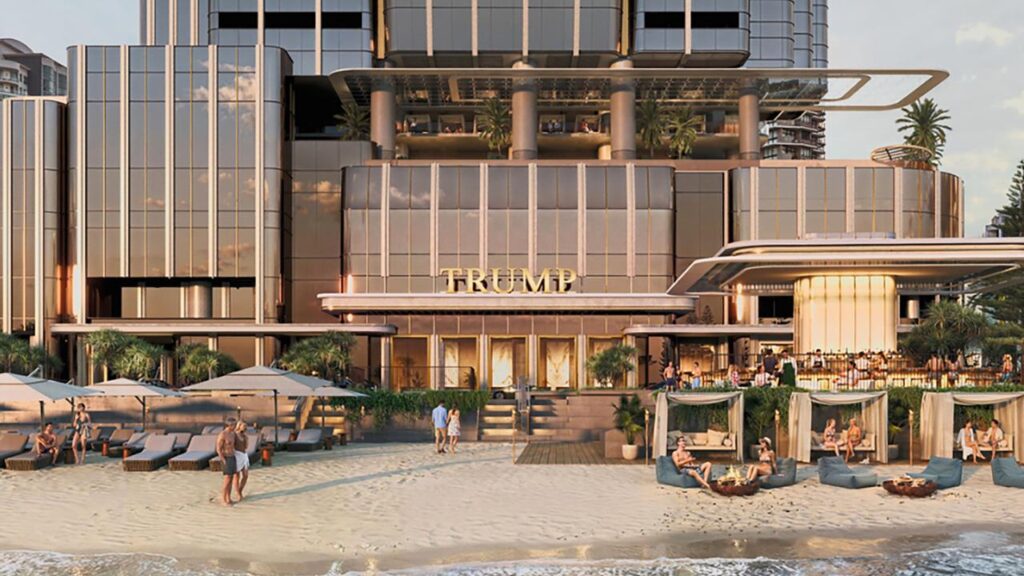 The Trump family is touting its “first venture into Australia” – a $1.5 billion Gold Coast tower.
