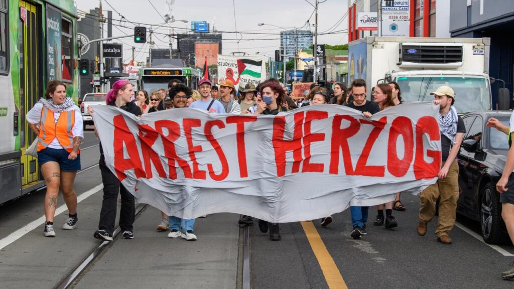 More protests are expected in Melbourne as Isaac Herzog wraps up his four-day trip to Australia.
