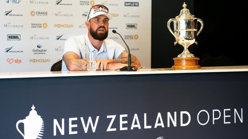 Ryan Peake hopes this is the week he rediscovers the form that won him the 2025 NZ Open trophy. 
