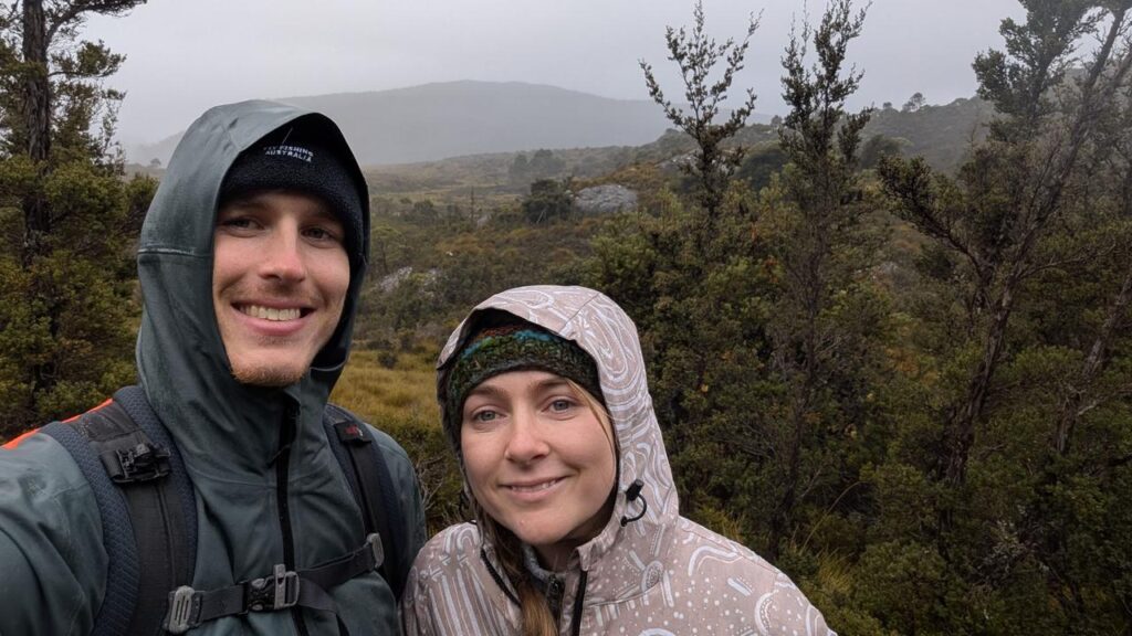 Mikaela Carroll and her partner Ryan have left Brisbane behind and relocated to Tasmania.
