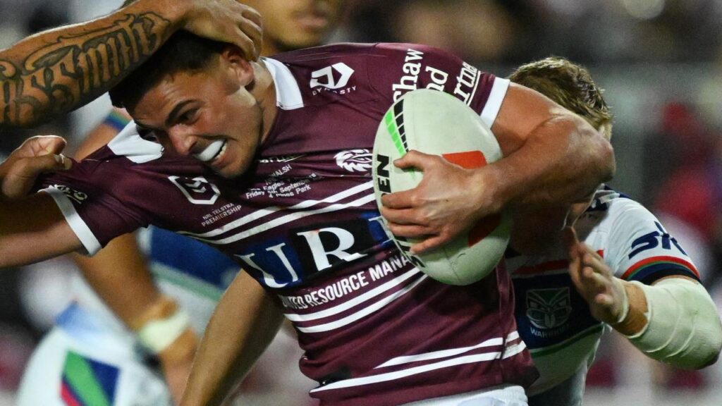 Young playmaker Joey Walsh impressed in Manly’s NRL trial win over the Warriors.
