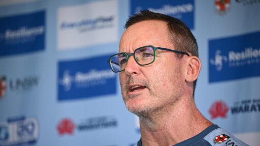 RUGBY WARATAHS PRESSER
