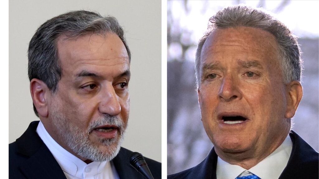 Iranian Foreign Minister Abbas Araqchi and US envoy Steve Witkoff are taking part in talks in Oman.

