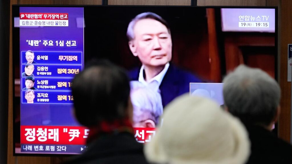 A South Korean court found ousted president Yoon Suk-yeol guilty of orchestrating a rebellion.
