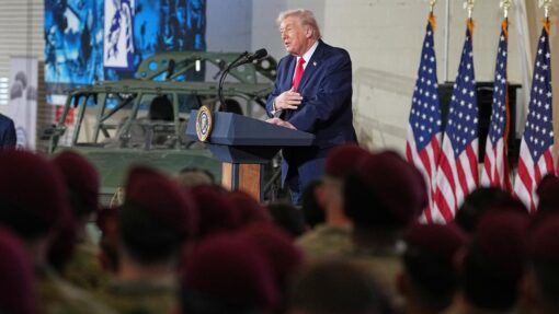 Trump to troops: fear a strong motivator in Iran talks Donald Trump