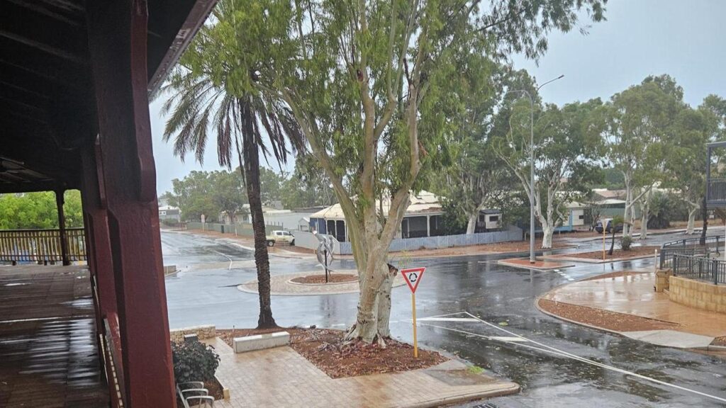 Residents along WA’s North West Cape are riding out strong winds and rain from a tropical cyclone.
