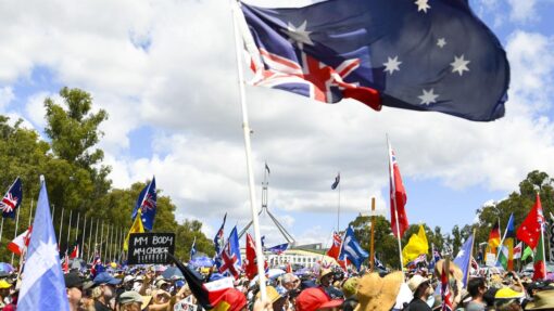 CONVOY TO CANBERRA PROTEST