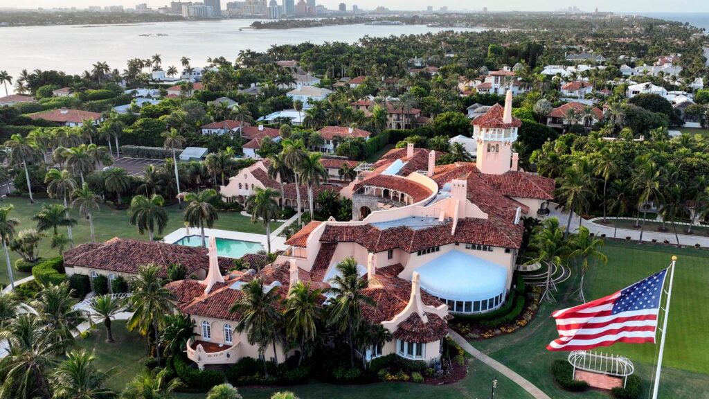 An armed man has been shot dead at President Donald Trump’s Mar-a-Lago resort.
