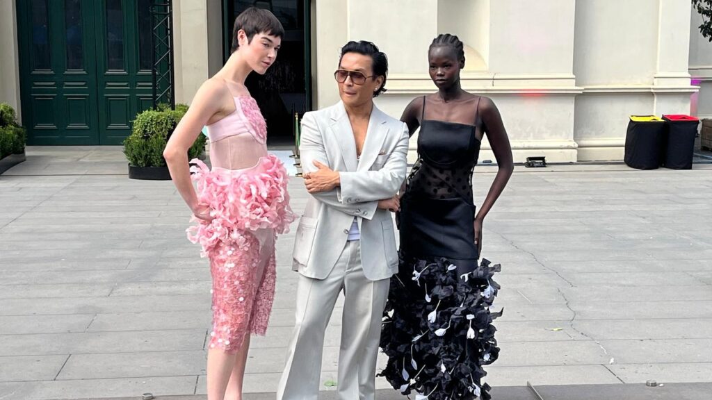 Designer Prabal Gurung (centre) is back in a city that stole his heart for a fashion festival.
